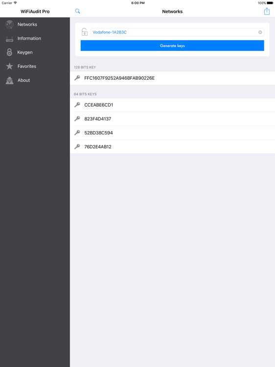 WiFiAudit Pro for iPad