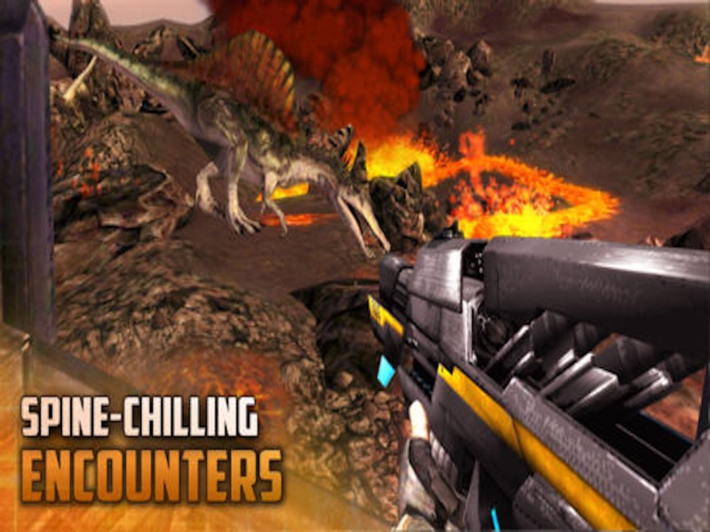 Dino-saur Gun-ship FPS Sim-ulator screenshot 6