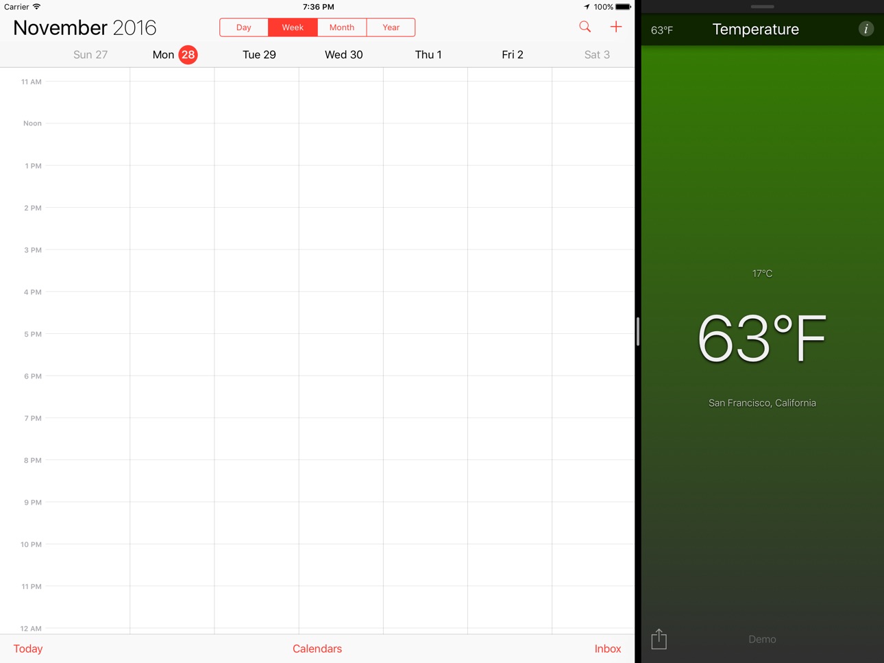 iPad screenshot