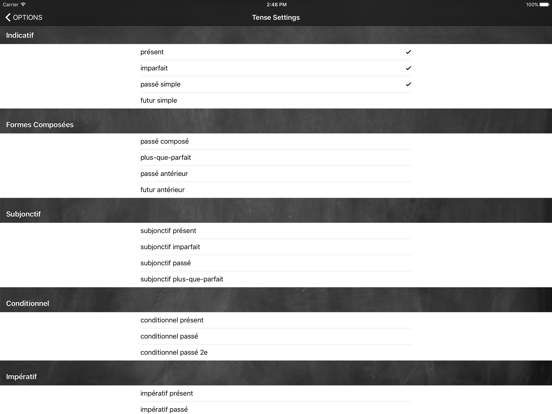 Conjugation Nation French iPad screenshot 5 - Education app