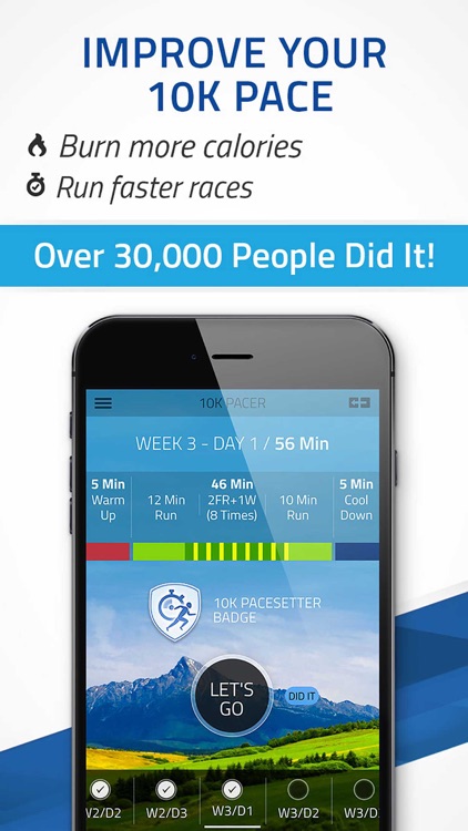 10K Pacer: Run pace training. Run faster