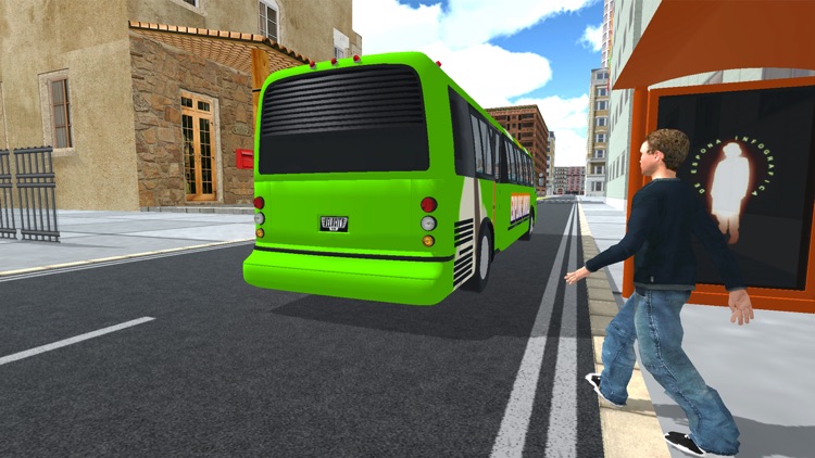 Roadway Sim Tourist Bus Drive To London City