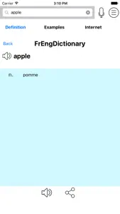 French English Dictionary - FrEngDict screenshot #2 for iPhone