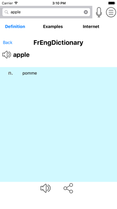 French English Dictionary - FrEngDict screenshot 2