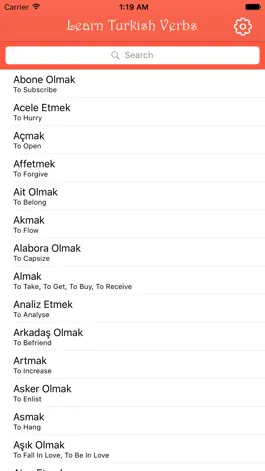 Game screenshot Learn Turkish Verbs - Dictionary mod apk