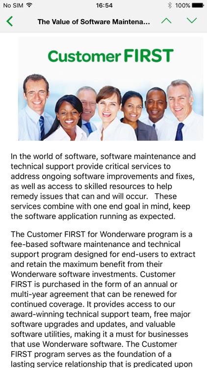 Customer FIRST Benefits