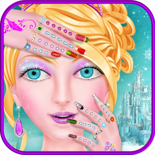Ice Princess Nail Salon Girls Games Icon