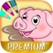 Color Farm Animals Coloring book - Premium