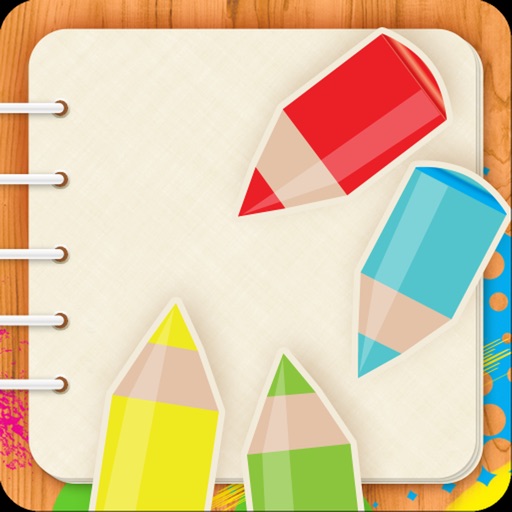 Colouring Pages Book - Colour Book for Adults and Kids Icon