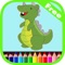 Icon Dinosaurs Coloring Book For Kids Game Free