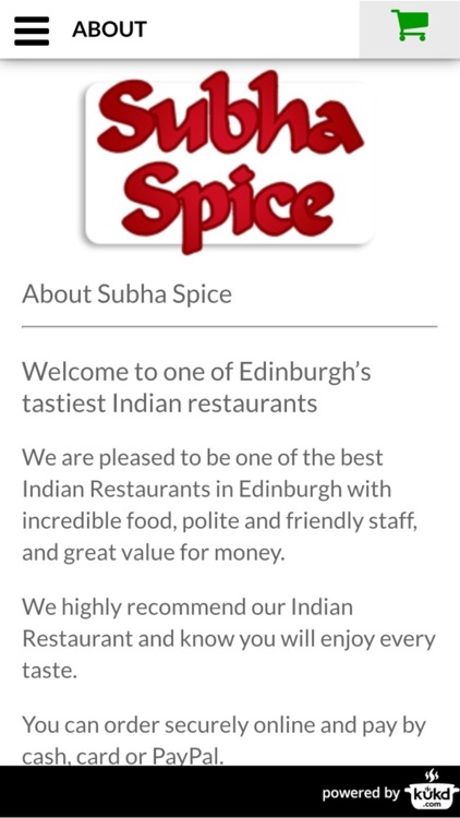 Subha Spice Indian Takeaway screenshot-3