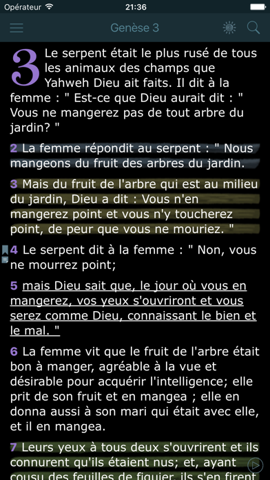 Screenshot #2 pour La Bible Catholique Audio Catholic Bible in French