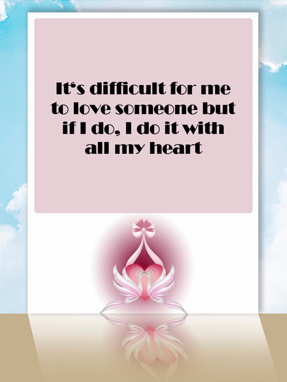 New Love quotes  - Romantic photos & messages iPad screenshot