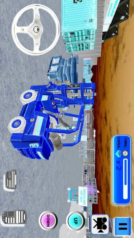 Автопогрузчик имитатор 3D - вилочный погрузчик Вод