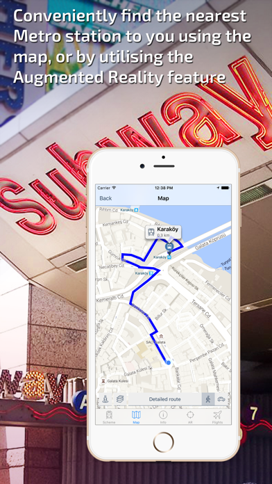 Istanbul Metro Guide and Route Planner Screenshot
