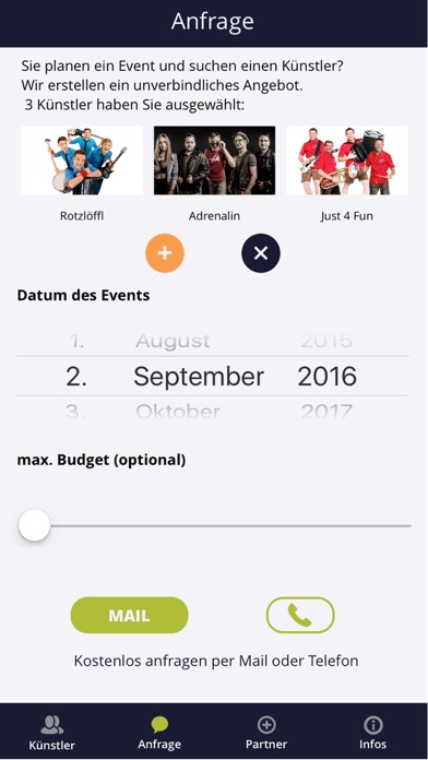 How to cancel & delete band2rent - Alpevents GmbH from iphone & ipad 1