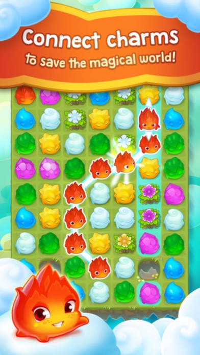 Screenshot #1 pour Charm Splash - 3 match puzzle blast game