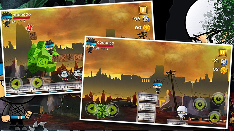 Super Jungle Ninja II Adventures Game For Kids screenshot 3