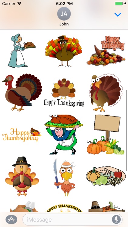Thanksgiving Day Sticker Pack