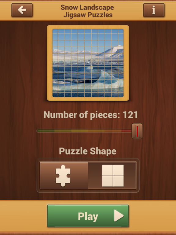 Screenshot #5 pour Neige Paysage Casse-tête - Jeu De Puzzle Cérébraux