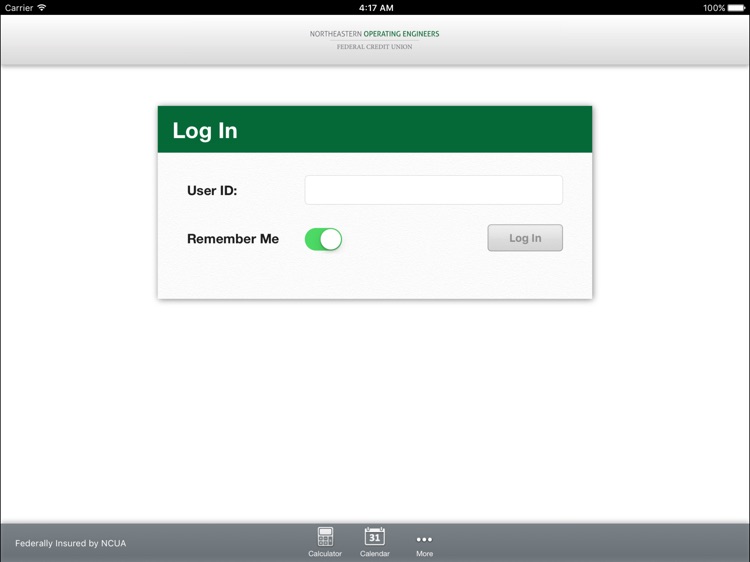 Northeastern Operating Engineers FCU for iPad
