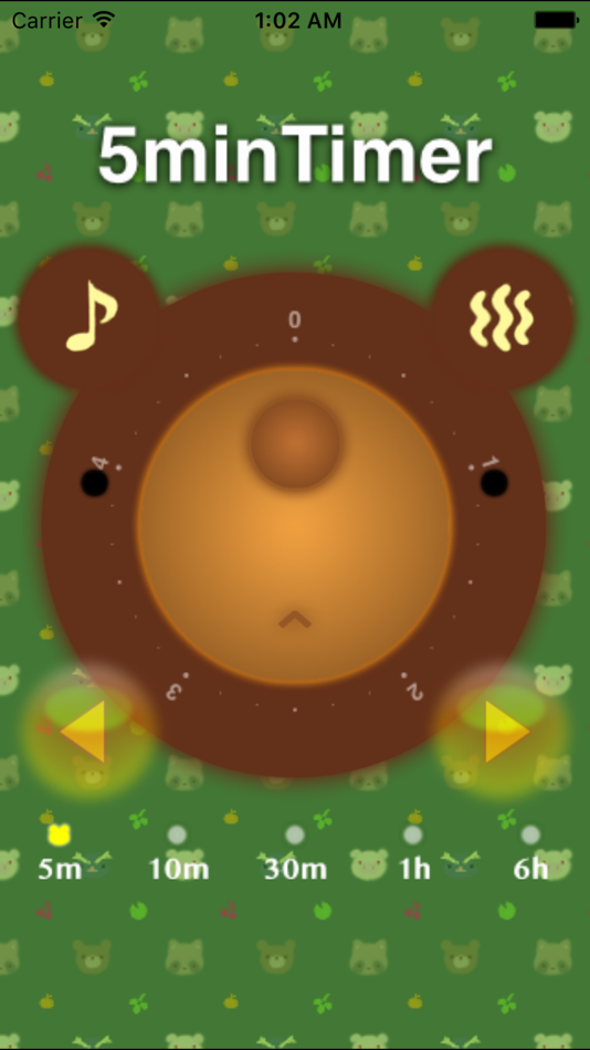 #1. Kuma Timer - Bear's Face Timer (iOS) By: takashi seki