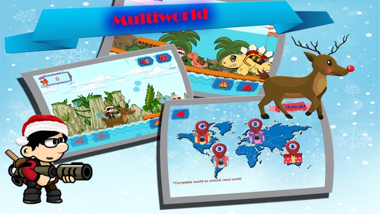 santa claus tackle - christmas new year games 2016