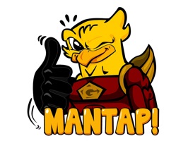 Mas garuda adalah sticker dr lambang negara indonesia dengan ekspresi sehari hari