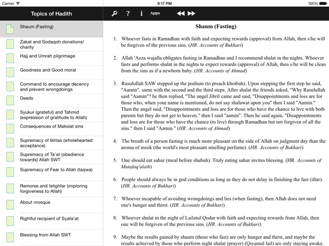 Hadith Pack HD - English Indonesia(圖2)-速報App