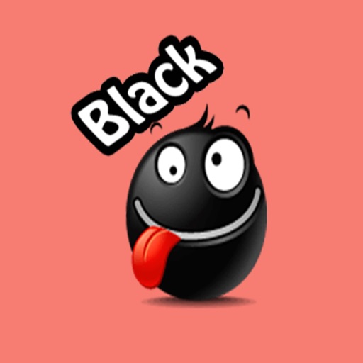 Black Emojis Stickers Pack for iMessage