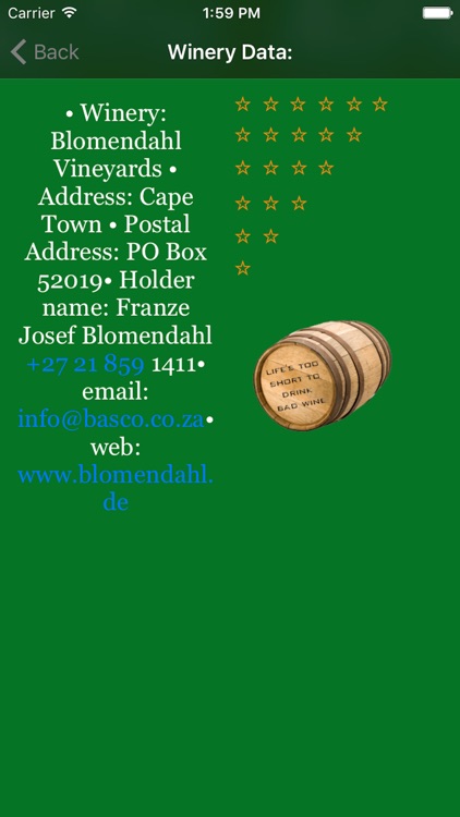 Winery Guide South Africa