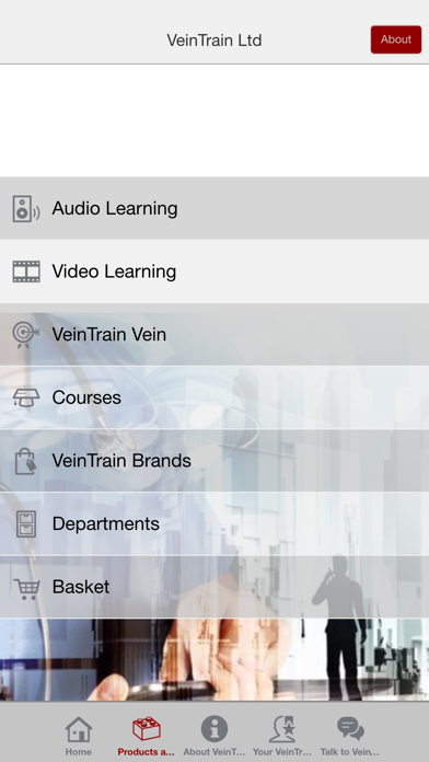 VeinTrain APP screenshot