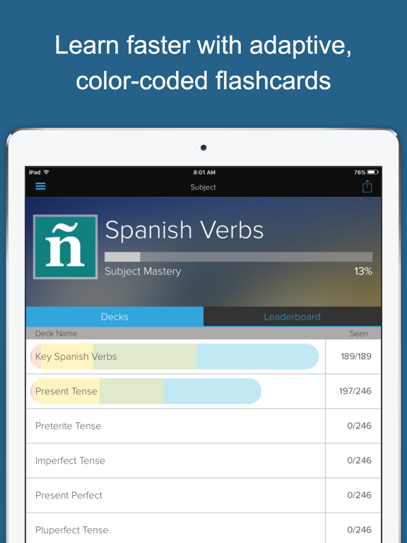 Screenshot #5 pour Learn Spanish Verbs
