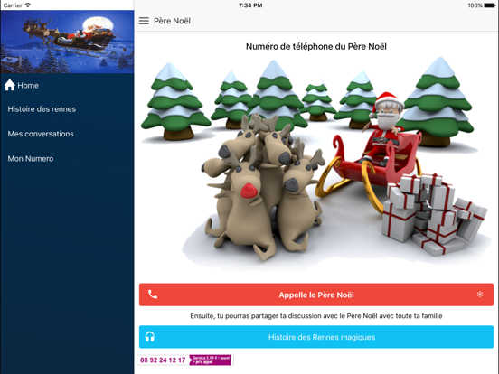 Screenshot #4 pour Père Noël Numéro de Téléphone