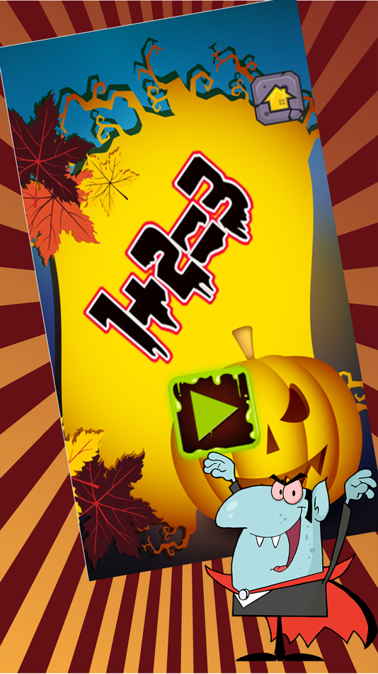 #4. Freaking Halloween Game - Ace Basic Math Problems (iOS) 由: Perachai Wongsinwises