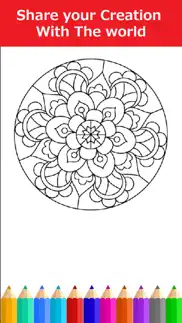 adult coloring book : animal,floral,mandala,garden iphone screenshot 2