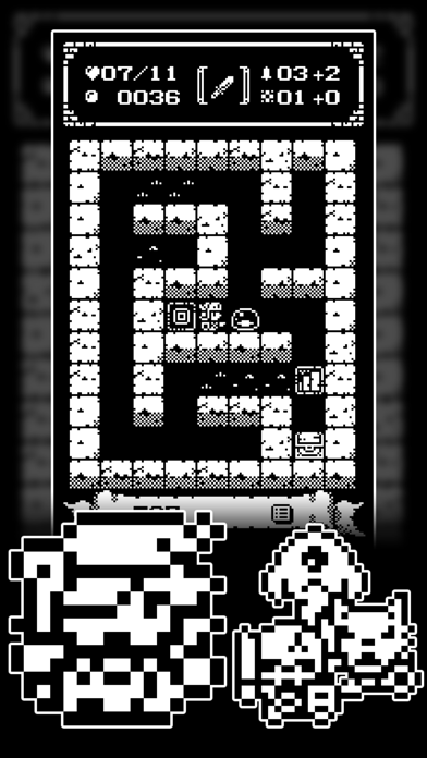 1-Bit Rogue: A dungeon crawler RPG! Screenshot 2