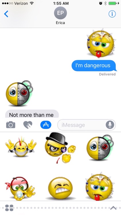 Animated Angry Smileys for iMessages screenshot-4