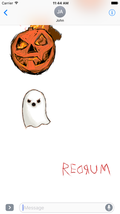 HallowsWeen iPhone screenshot 2 - Stickers app
