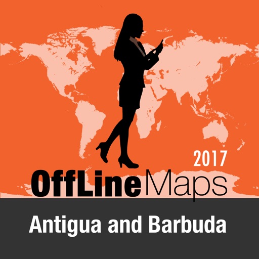 Antigua and Barbuda Offline Map Trip Guide icon