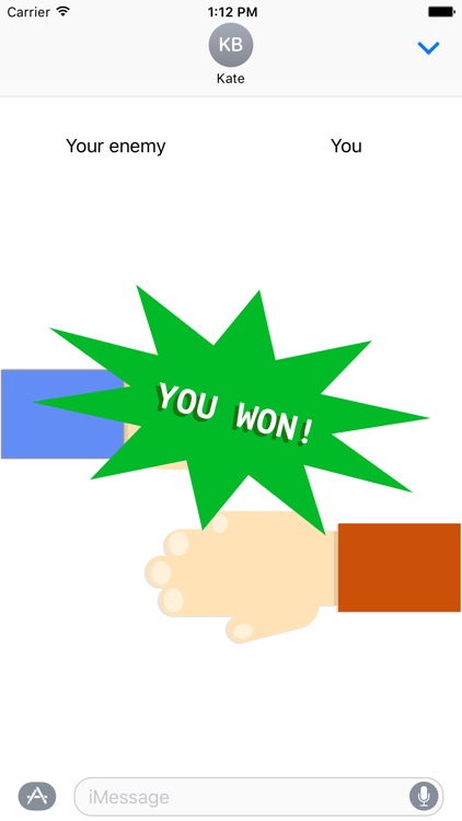 Rock Paper Scissors for iMessage!