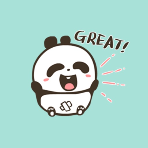 Cute Panda Stickers Pack for iMessage - Baby Panda icon