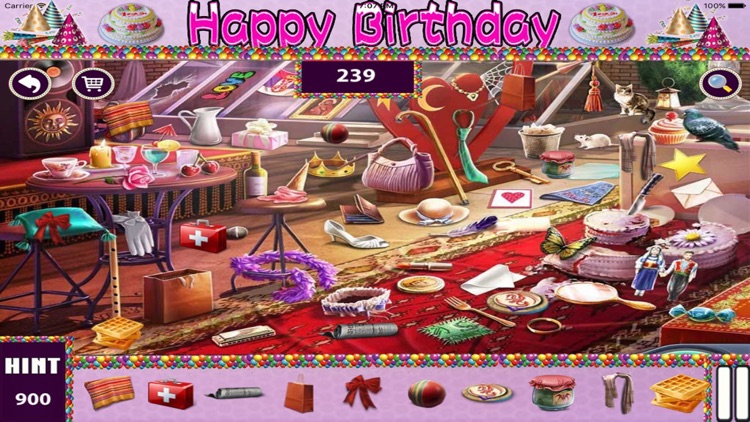 Free Hidden Objects : Happy Birthday Hidden Object screenshot-4