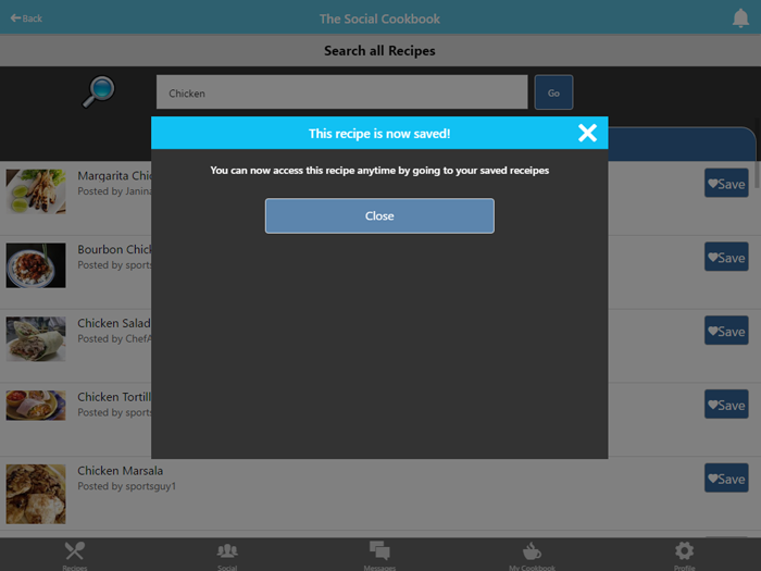 Social Cookbook - Recipe Sharing
