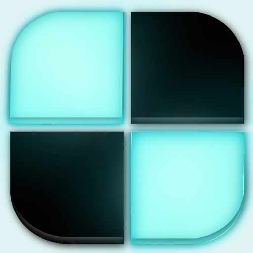 Glowing Piano Tiles (Don't Tap The Black Tiles)