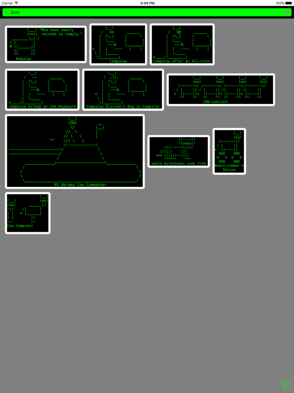 Screenshot #6 pour ASCII Cows
