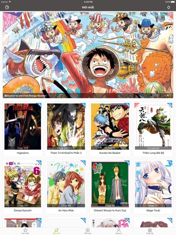 Free Manga (Vietnam) iPad screenshot 2