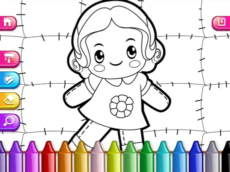 My Coloring Book: Girls - Fun Drawing Game