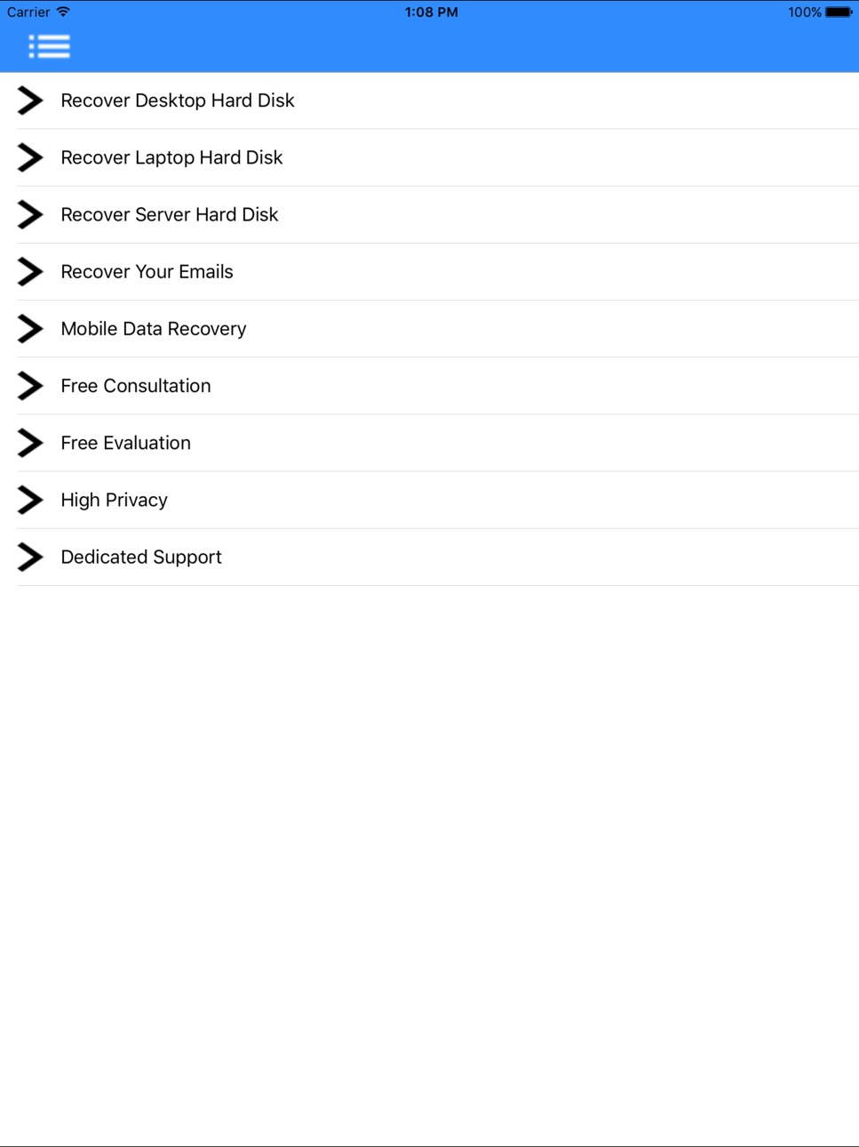 iPad screenshot