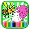 Little Bee Cooking Ice Cream Coloring Page Game